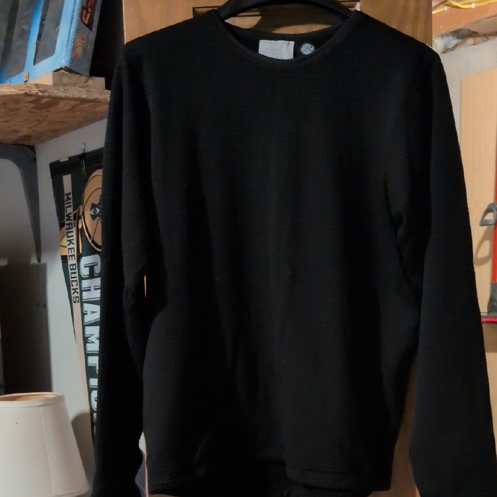 Classic Black Men's Thermal Top